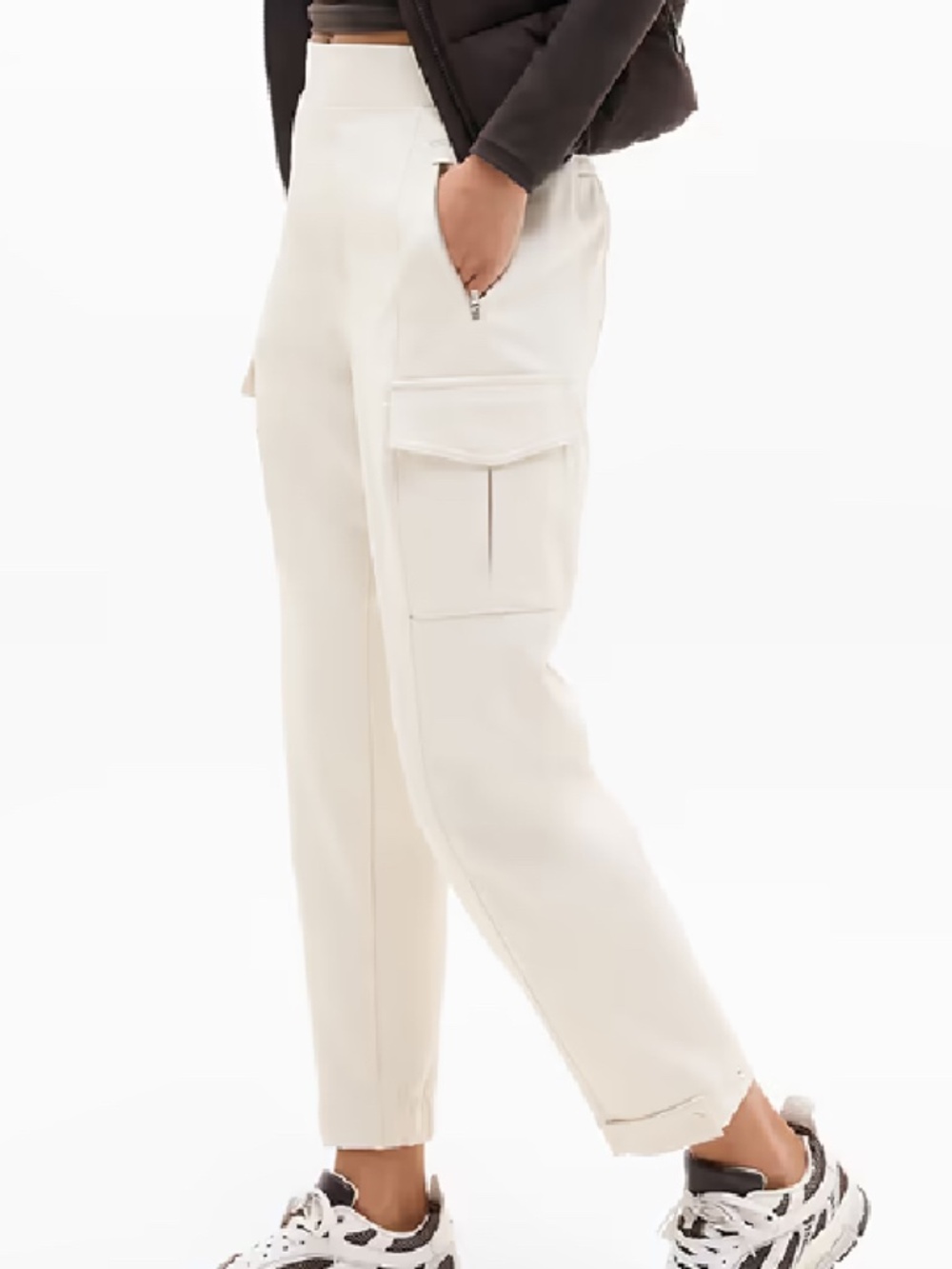 ATHLETA UTILITY CARGO PANT BONE